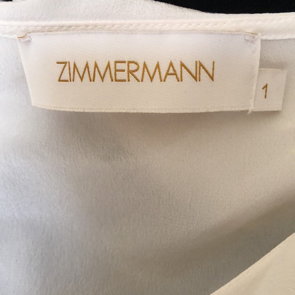 Zimmermann Silk Embroidered edged Scallop Ruffle V-Neck spaghetti strap camisole - Picture 2 of 9